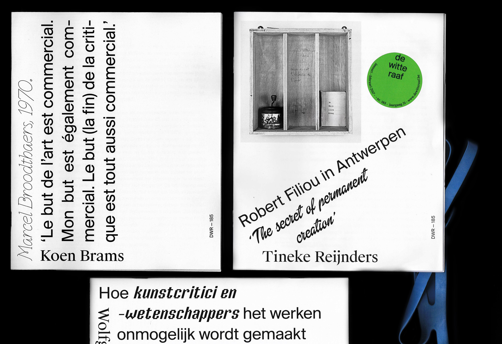 De Witte Raaf #185 fictional redesign, multiple booklets