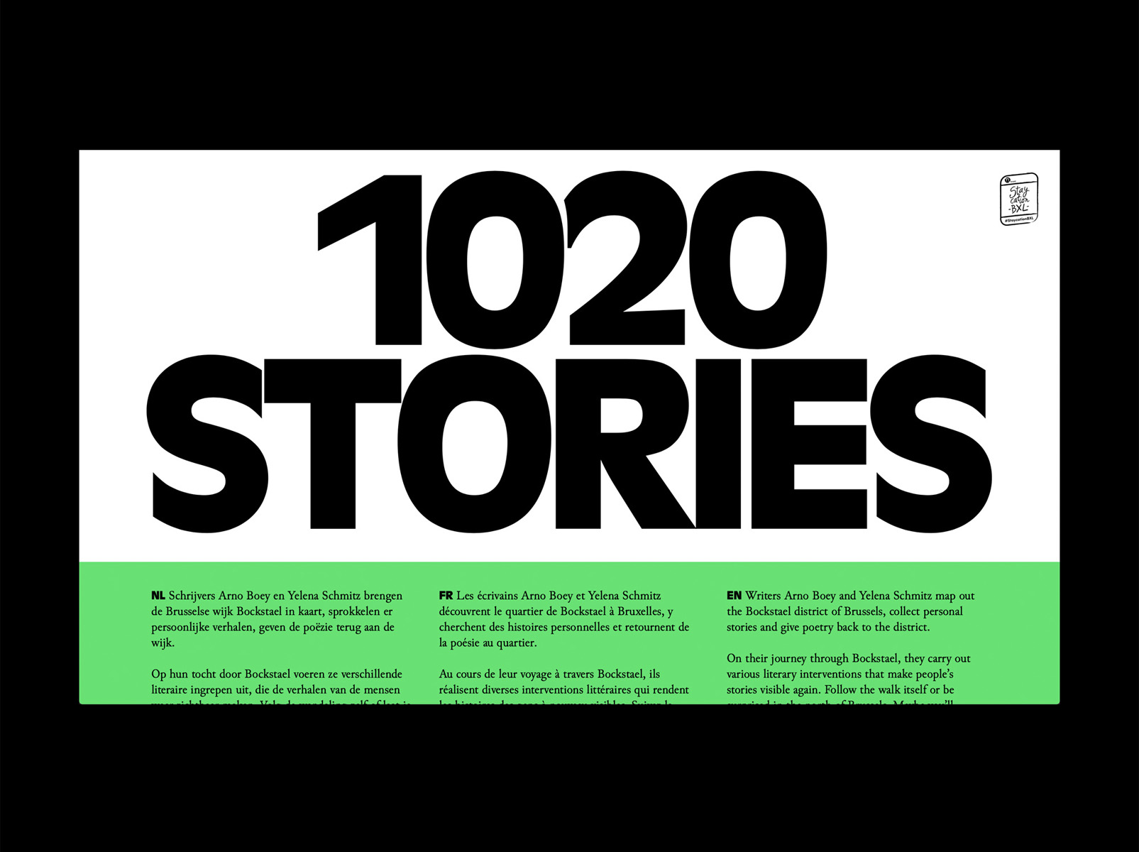 1020 Stories, identity + design and development website